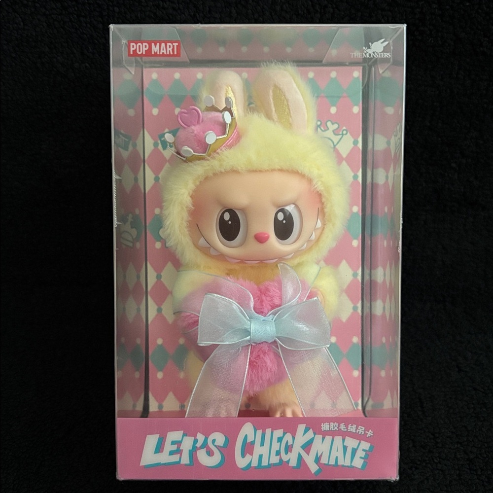 LABUBU - THE MONSTERS Let's Checkmate Series-Vinyl Plush Hanging Card